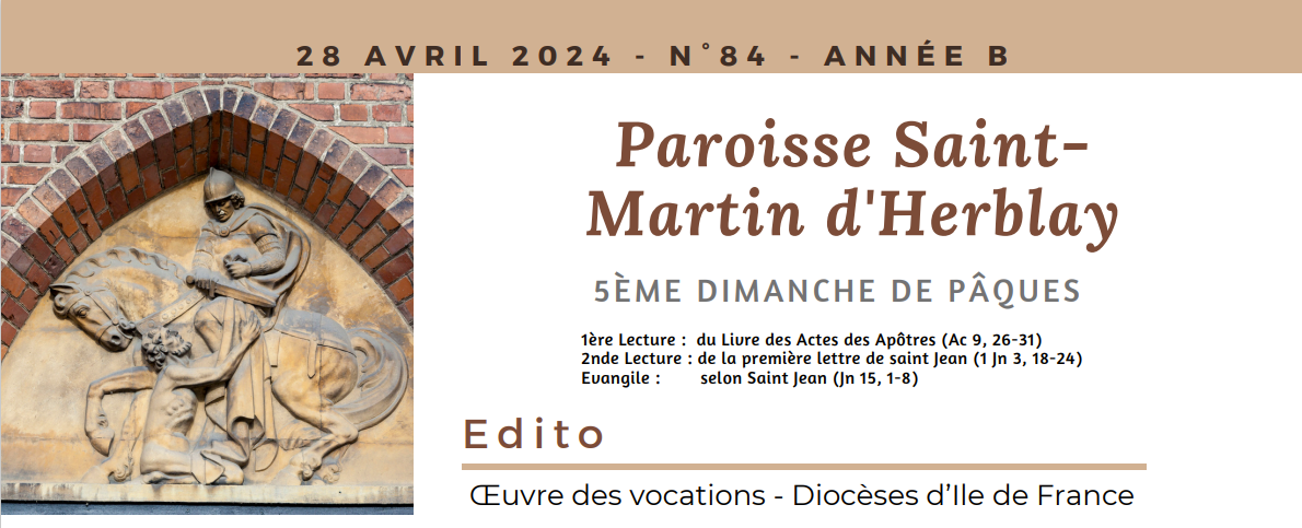 Feuille de messe – 28 avril 2024