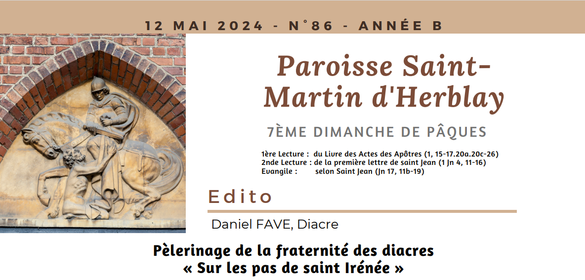 Feuille de messe – 12 mai 2024