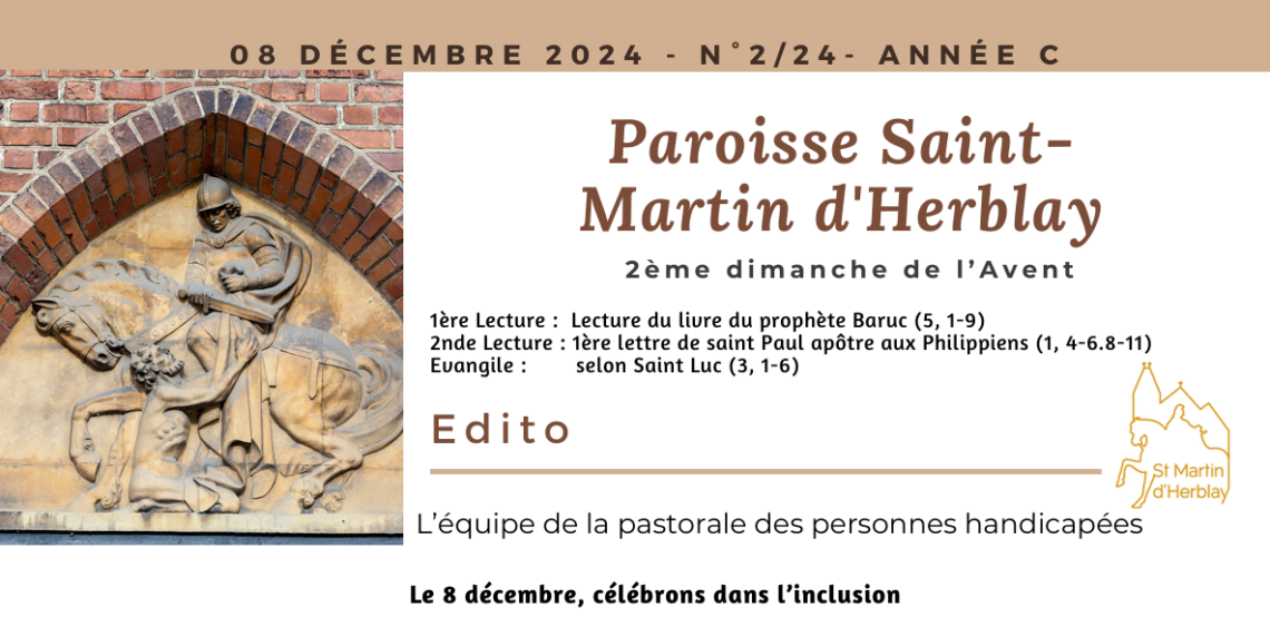 Feuille d’annonces – 08 décembre 2024