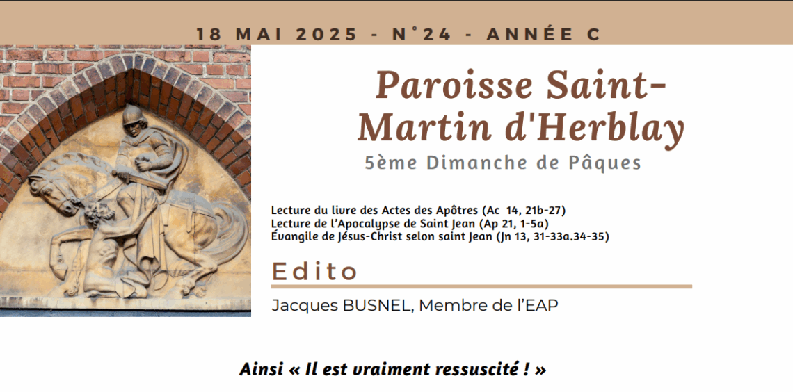 Feuillet d’annonces – 18 mai 2025