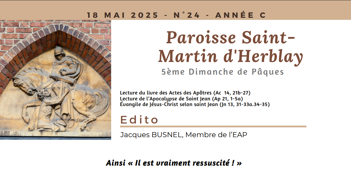 Feuillet d’annonces – 18 mai 2025