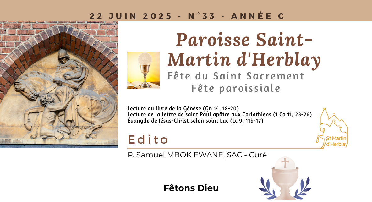 Feuillet de chants – 22 juin 2025