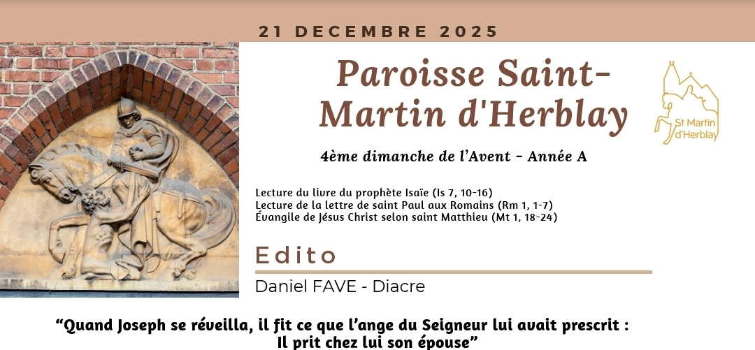 Feuillet d&rsquo;annonces – 21 décembre 2025