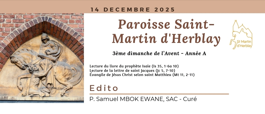 Feuillet d’annonces – 14 décembre 2025