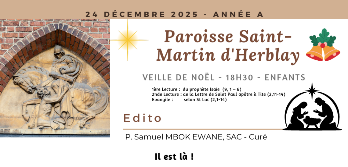 Feuillet de chants – 24 décembre 2025