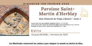 Feuillet de chants – 01 février 2026