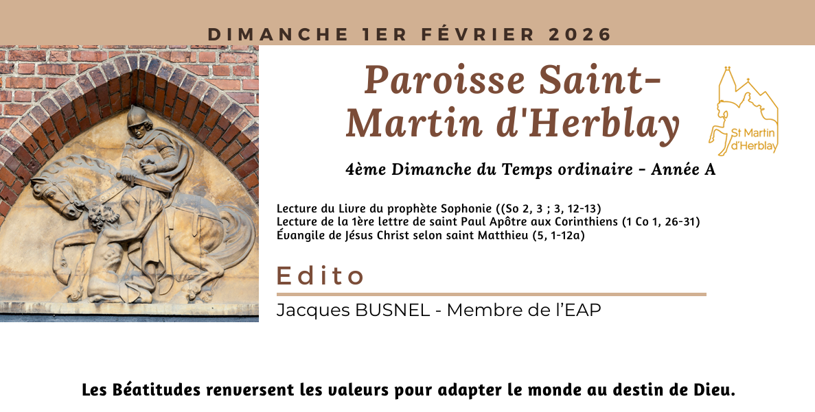 Feuillet de chants – 01 février 2026