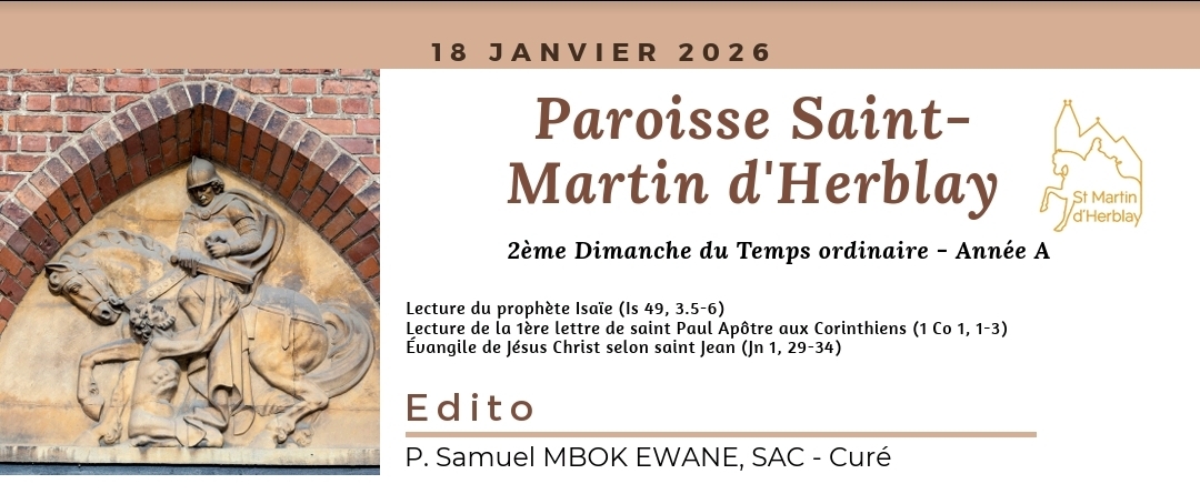 Feuillet des annonces – 18 janvier 2026
