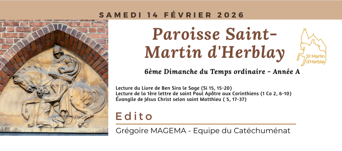 Feuillet d’annonces – 14 février 2026