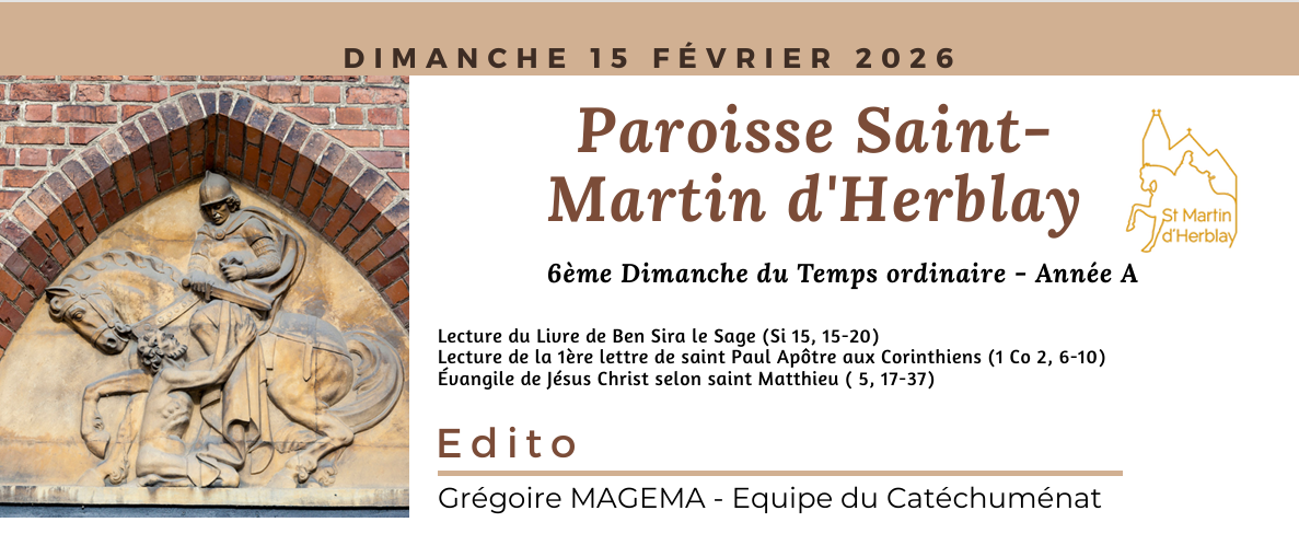 Feuillet d’annonces – 15 février 2026