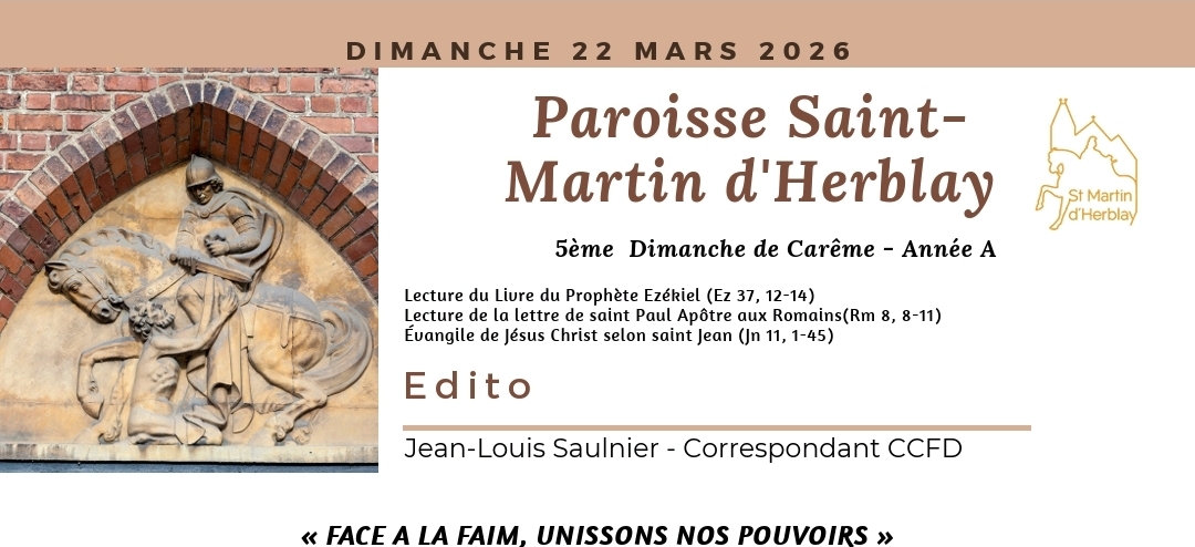 Feuillet d&rsquo;annonces – 22 mars 2026