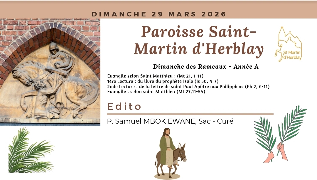 feuillet de chants – 29 mars 2026