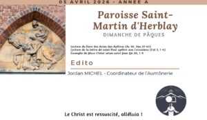 feuillet de chants – 05 avril 2026