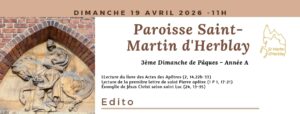 feuillet de chants – 19 avril 2026