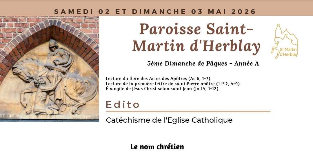Feuillet d&rsquo;annonces – 03 mai 2026