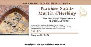 Feuillet de chants – 17 mai 2026